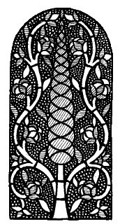 Arab Glazing in Pilaster