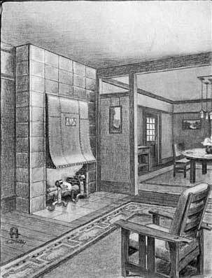 Tower House Living Room