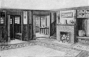 Cottage Living Room Picture