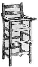 Wooden High Chair