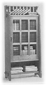 Oak Book Cabinet