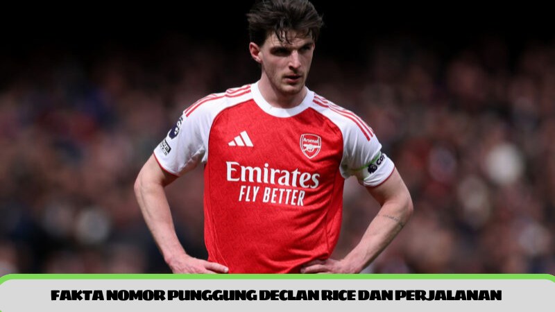 nomor punggung Declan Rice